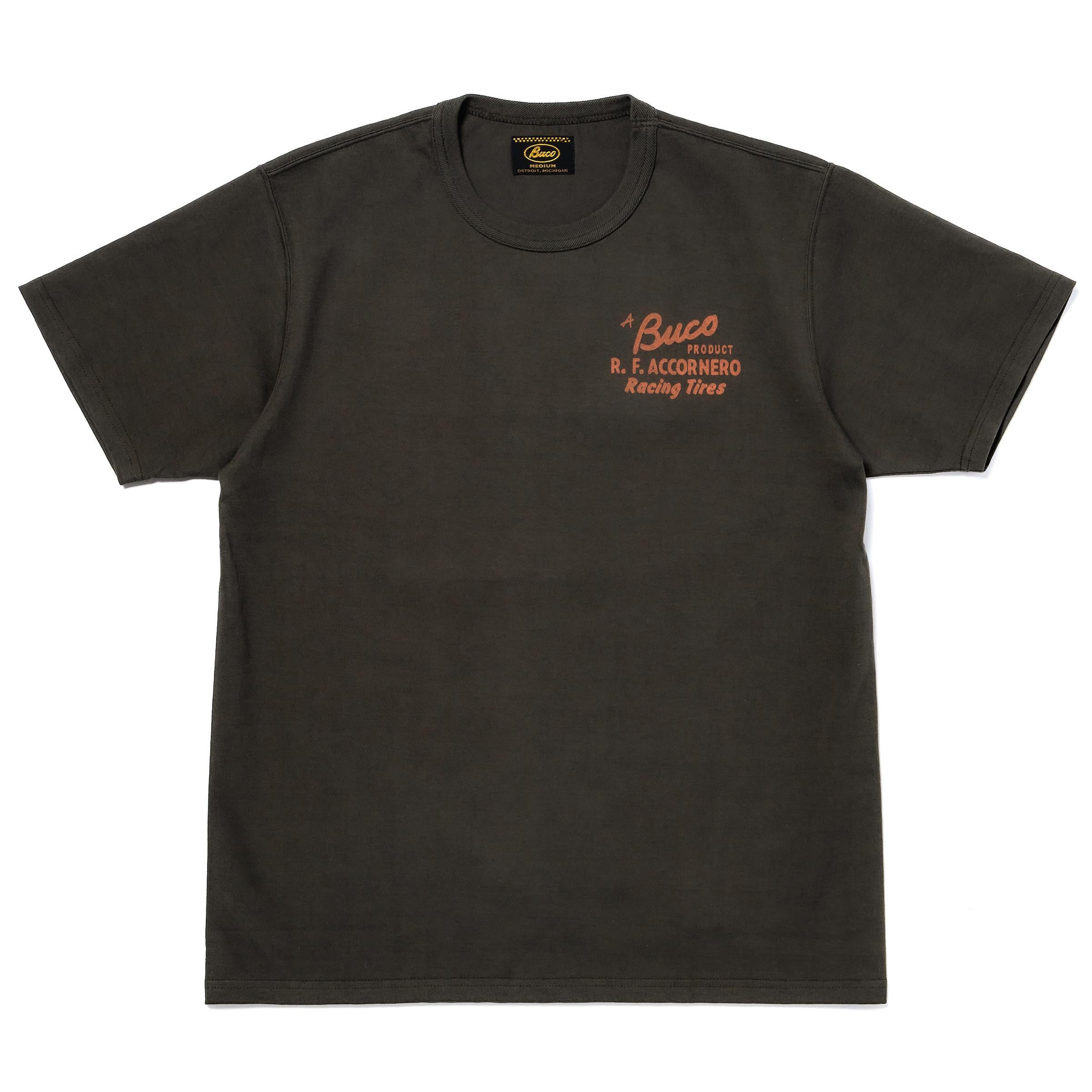 BC26007 BUCO TEE / R.F. ACCORNERO - CHARCOAL