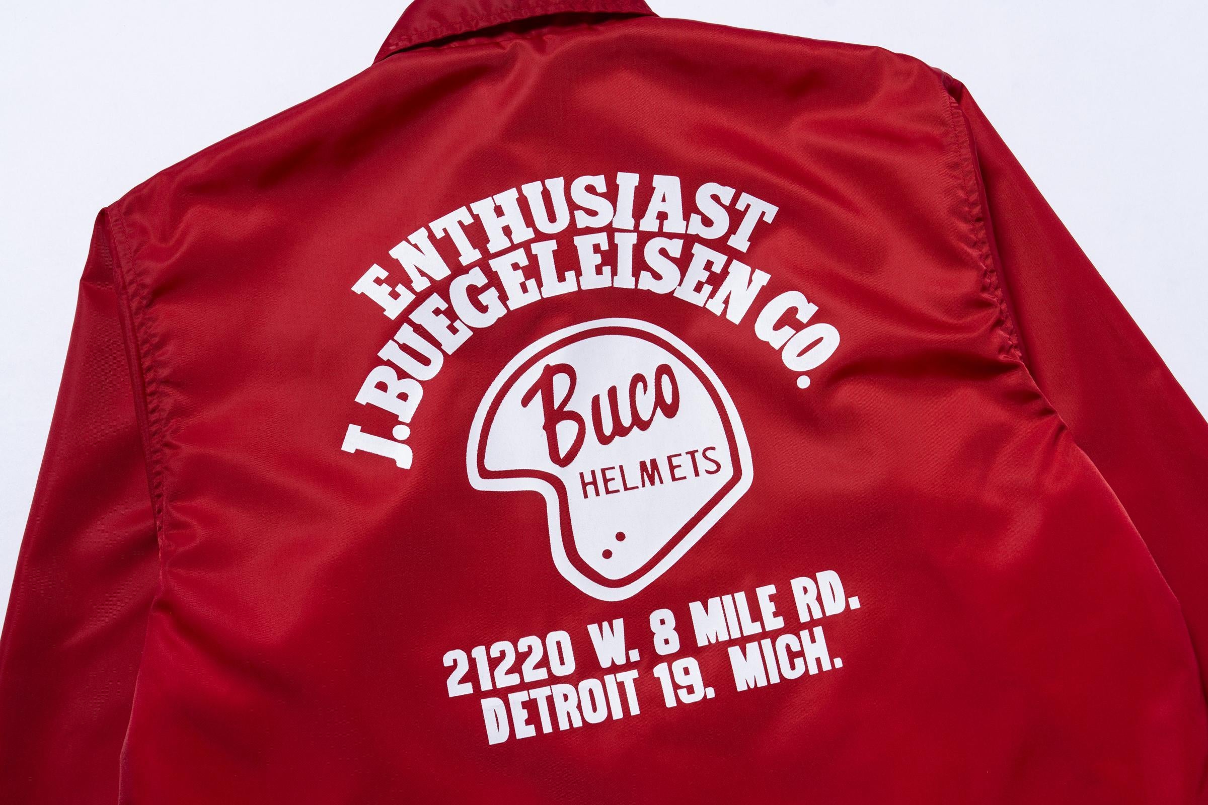 BJ26001 BUCO COACH JACKET / ENTHUSIAST - RED