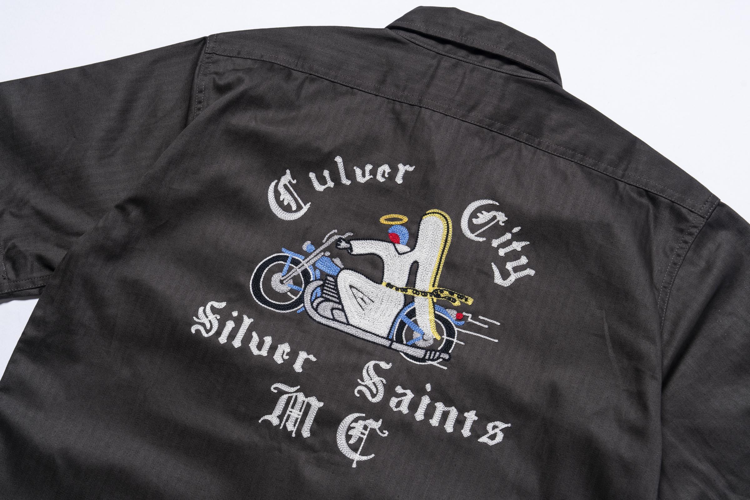 BS25001 BUCO WORKSHIRT S/S / CULVER CITY - STEEL
