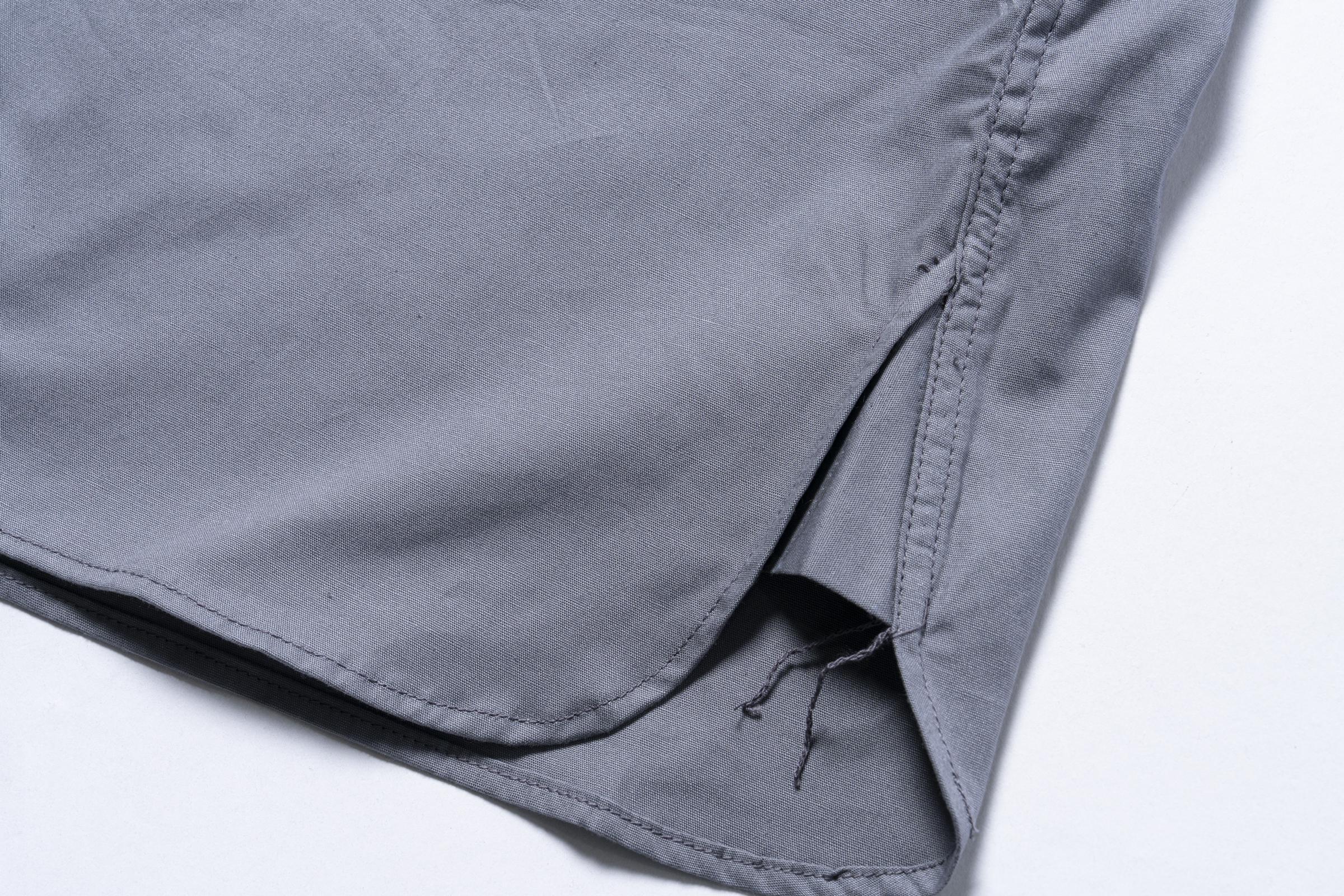 BS26001 BUCO WORKSHIRT S/S / LOOK AT HOW BUCO DID IT! - CLOUD GRAY