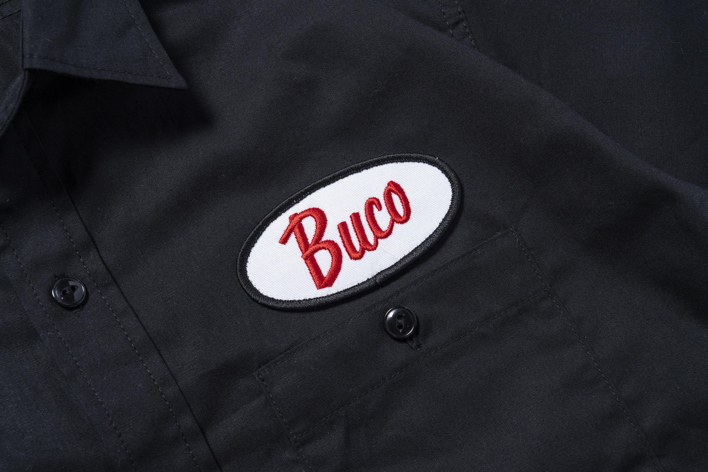 BS26001 BUCO WORKSHIRT S/S / LOOK AT HOW BUCO DID IT! - BLACK