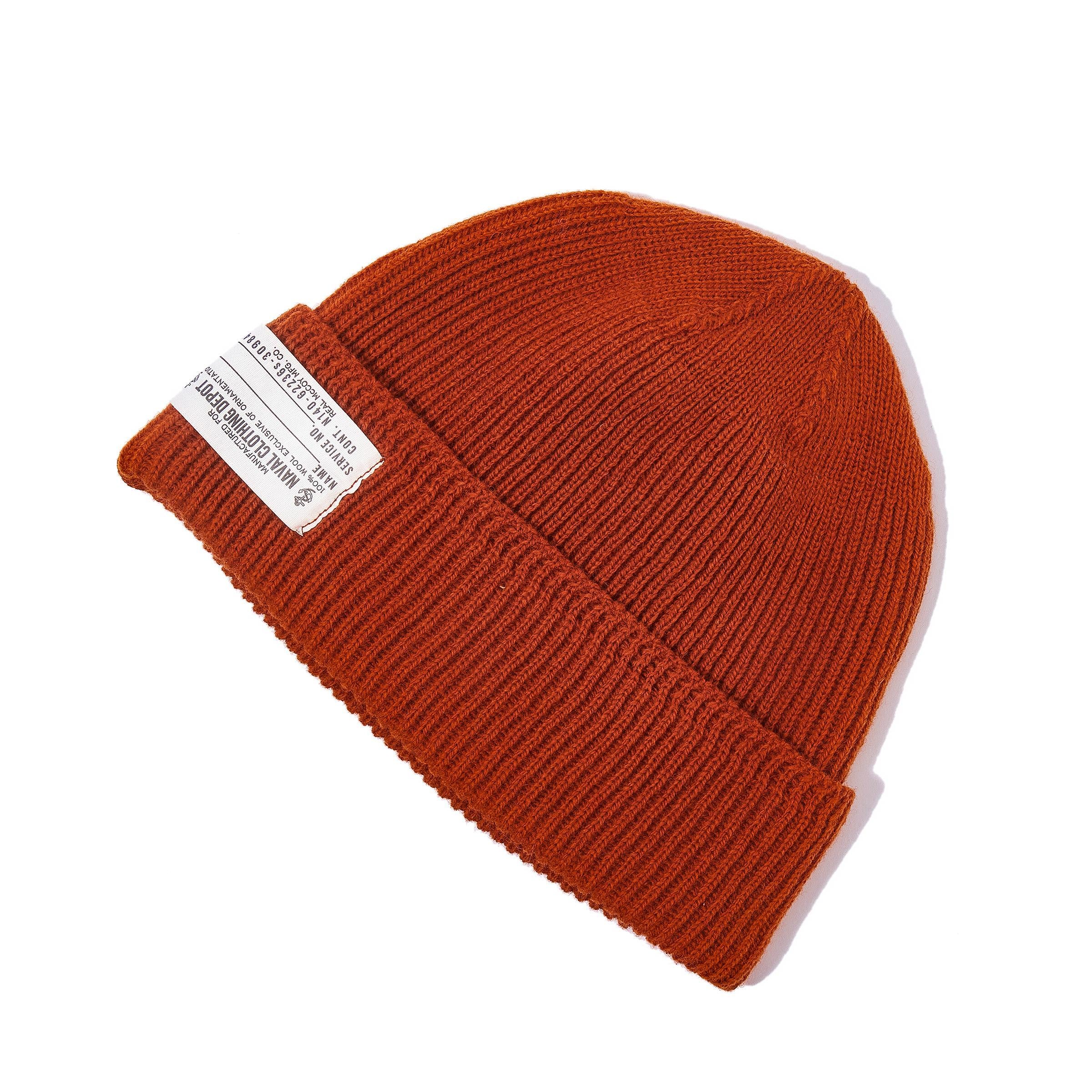 CIVILIAN WOOL WATCH CAP - ORANGE