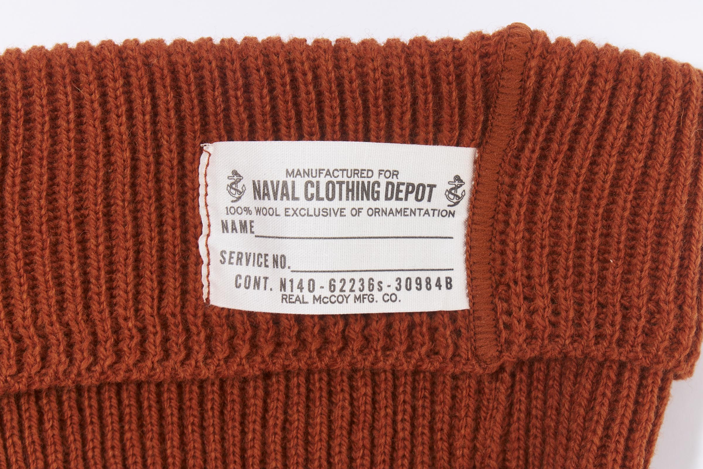 CIVILIAN WOOL WATCH CAP - ORANGE