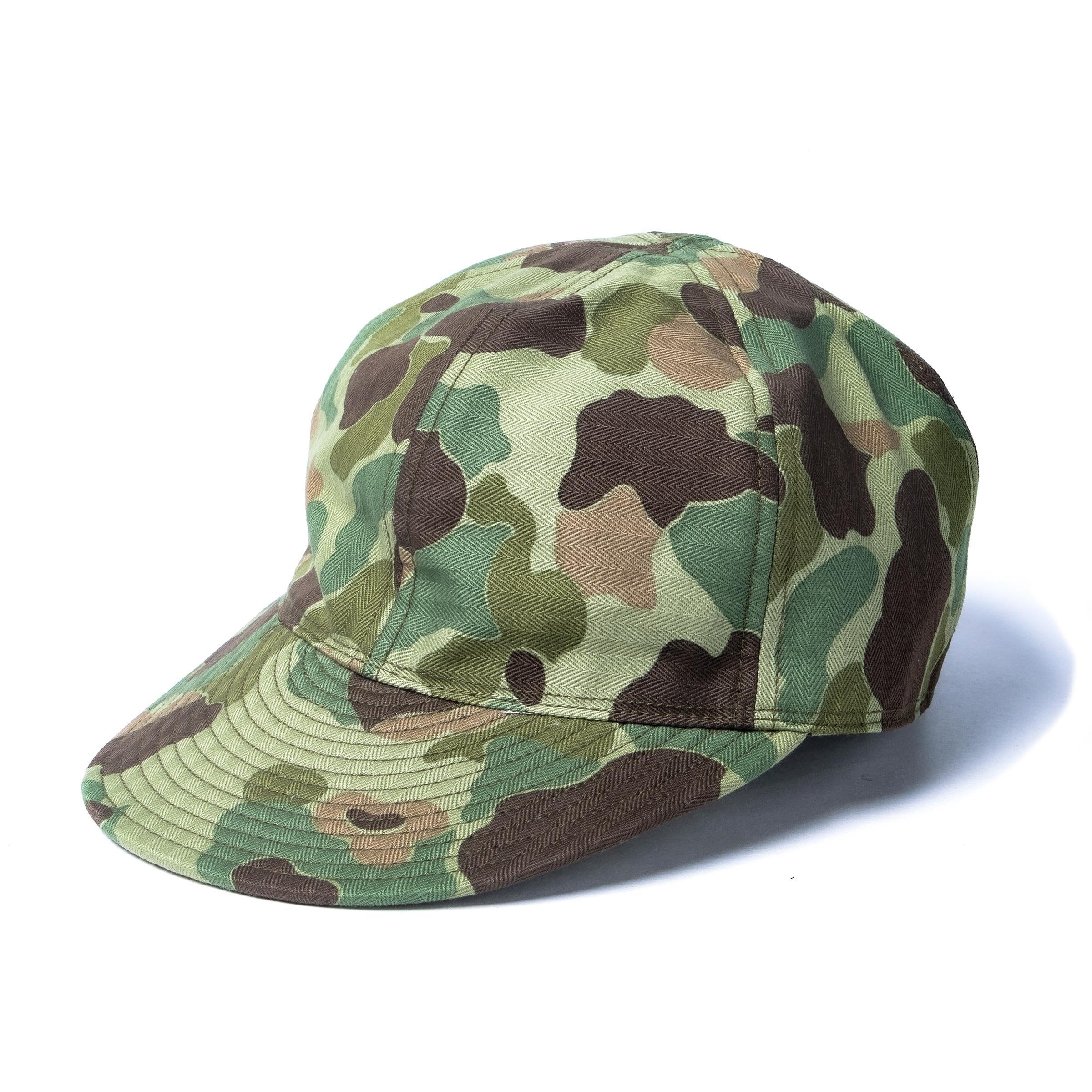 MA26002 A-3 CAP / REVERSIBLE FROGSKIN CAMOUFLAGE - GREEN