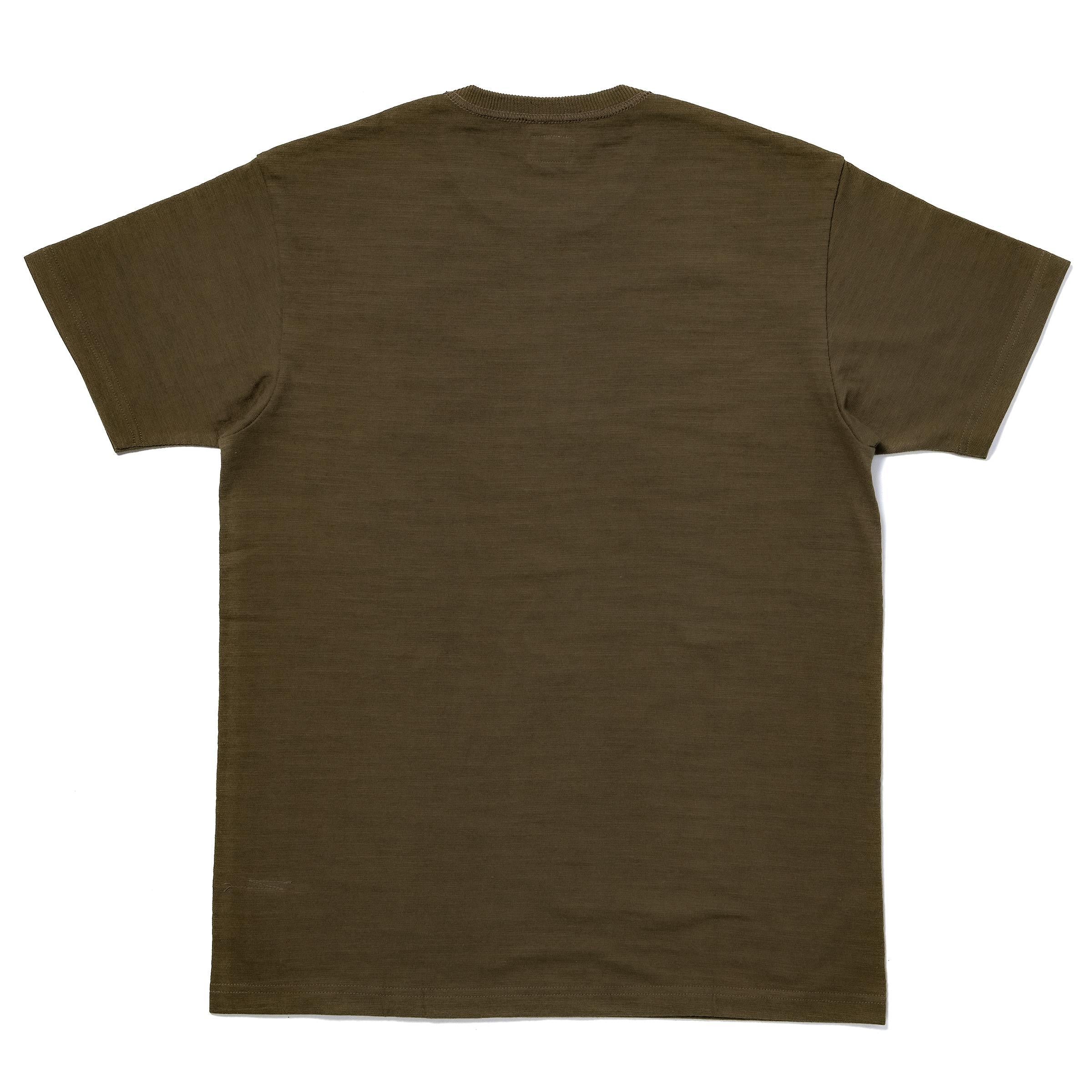 MC19010 ATHLETIC T-SHIRT / LOOP-WHEEL - OLIVE