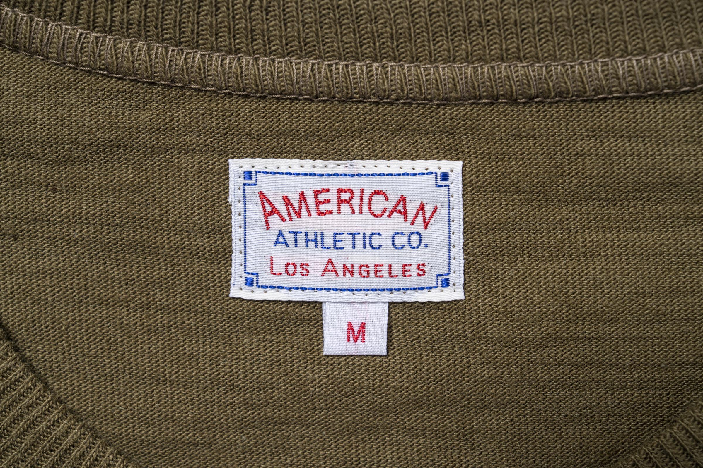 MC19010 ATHLETIC T-SHIRT / LOOP-WHEEL - OLIVE