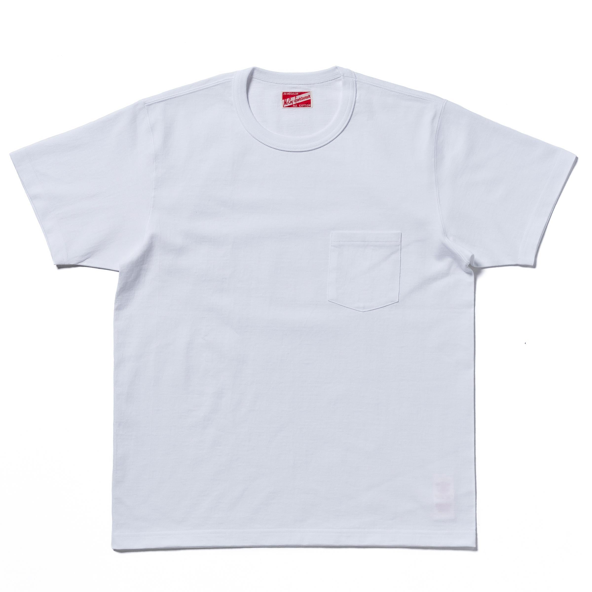 MC22006 POCKET TEE - WHITE