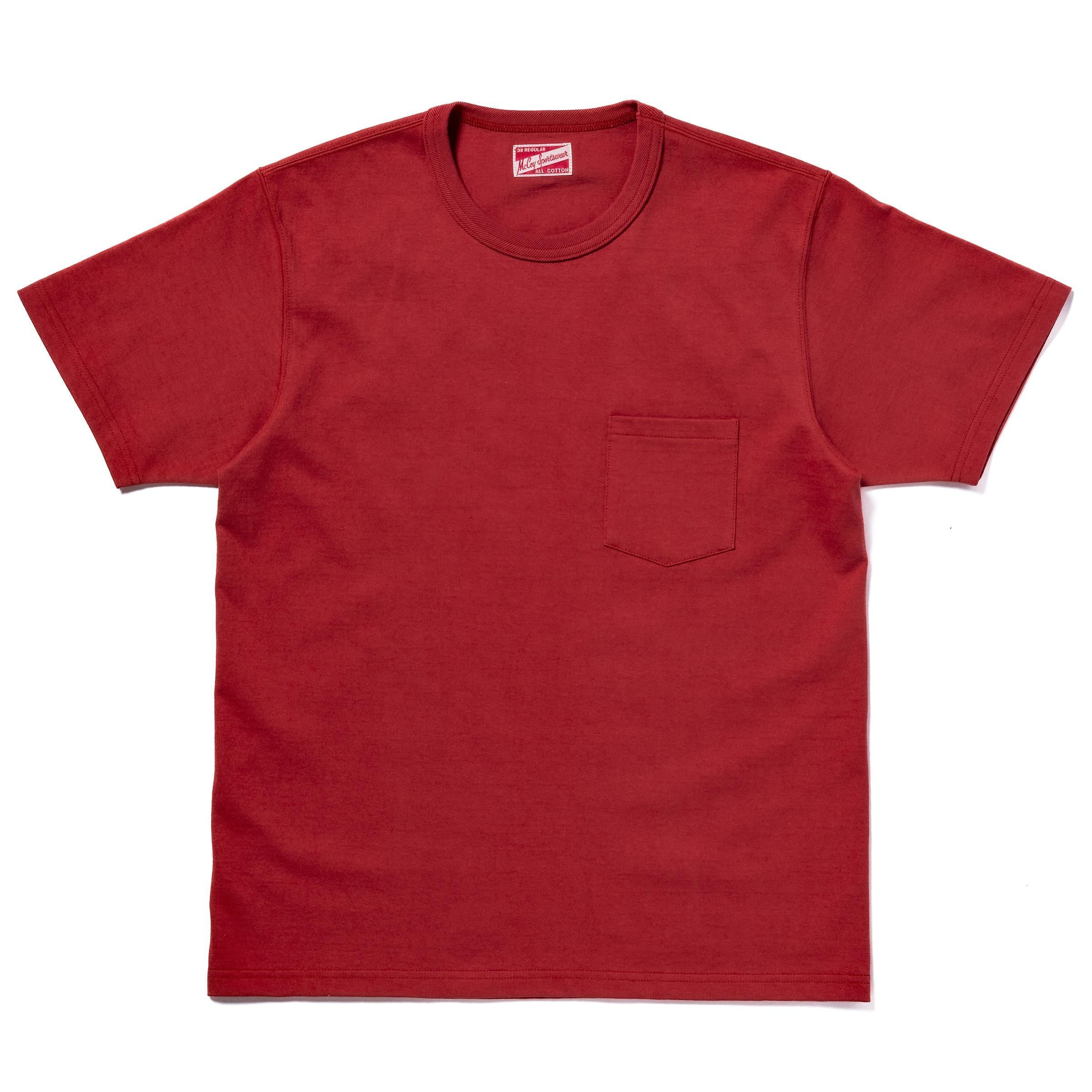 MC22006 POCKET TEE - CHERRY