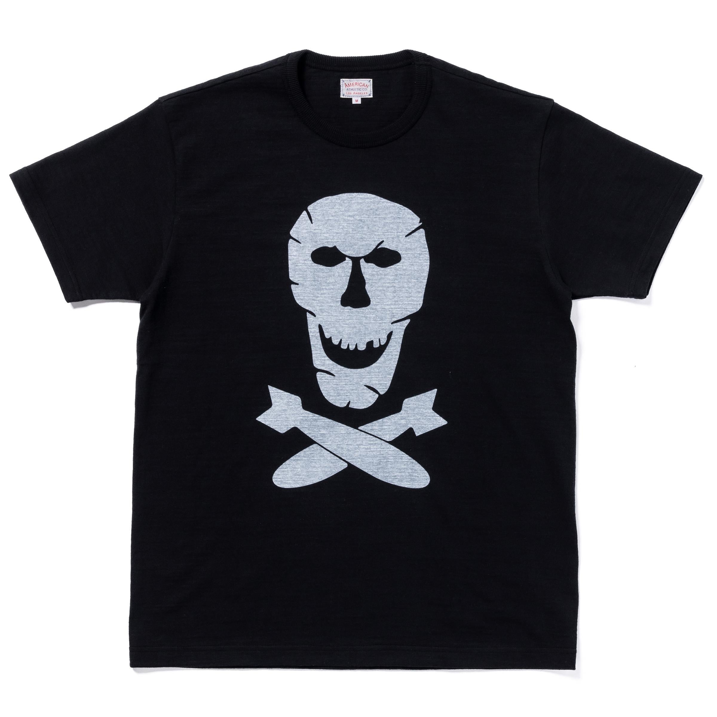 MC25012 ATHLETIC TEE / JOLLY ROGER - BLACK