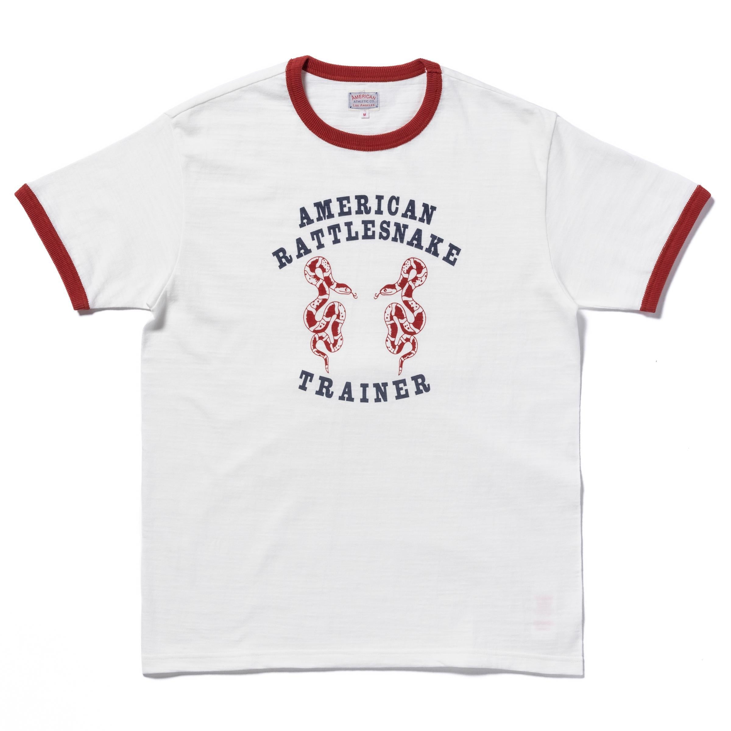 MC25021 ATHLETIC T-SHIRT / RATTLE SNAKE TRAINER - MILK/CHERRY
