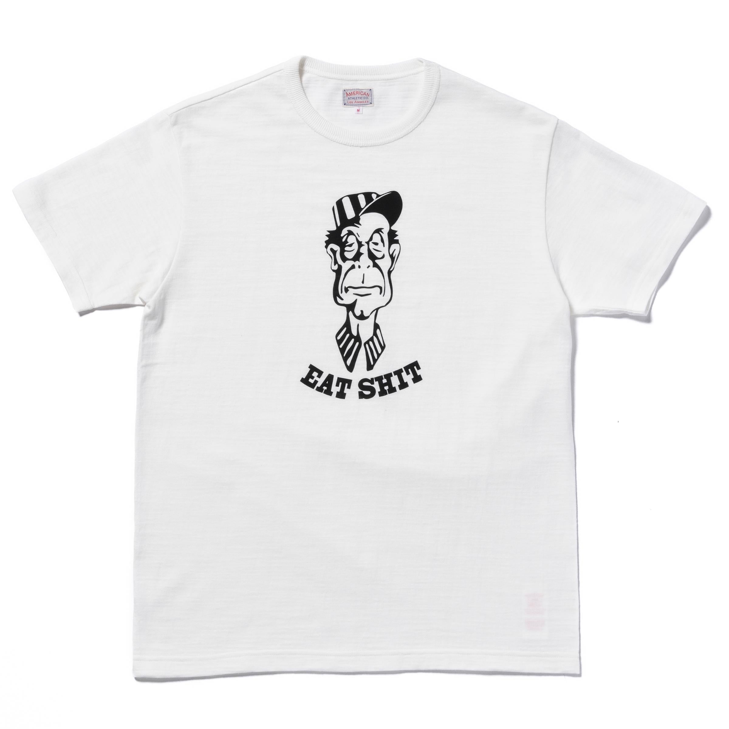 MC25022 ATHLETIC T-SHIRT / EAT SHIT - MILK