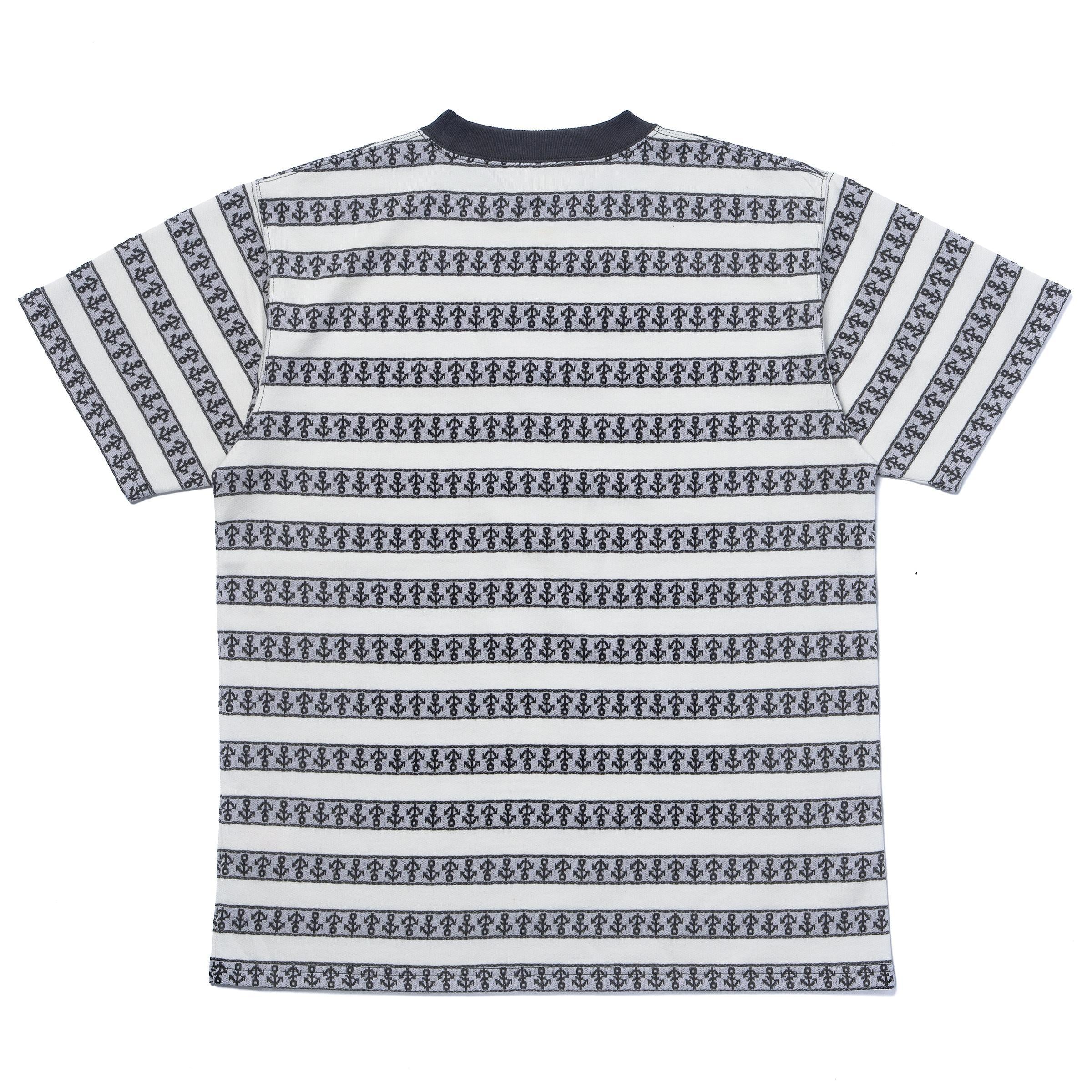 MC26006 MILITARY JACQUARD TEE / ANCHOR - GRAY