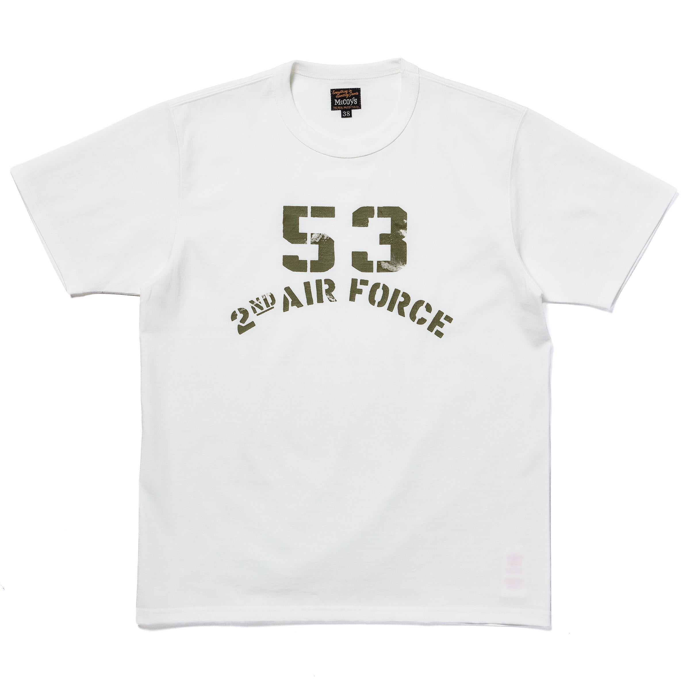MC26016 MILITARY TEE / 53rd 2nd AIR FORCE - MILK