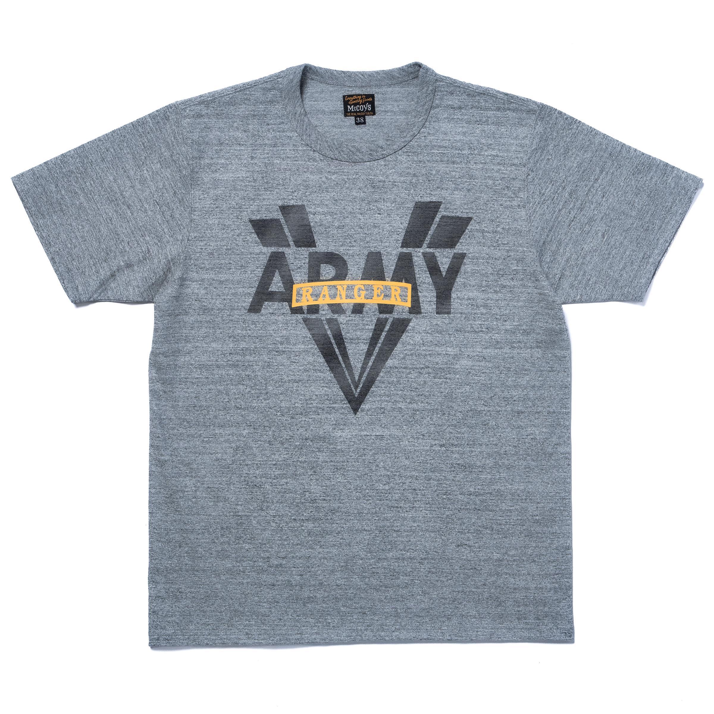 MC26017 MILITARY TEE / ARMY, RANGER - GRAY