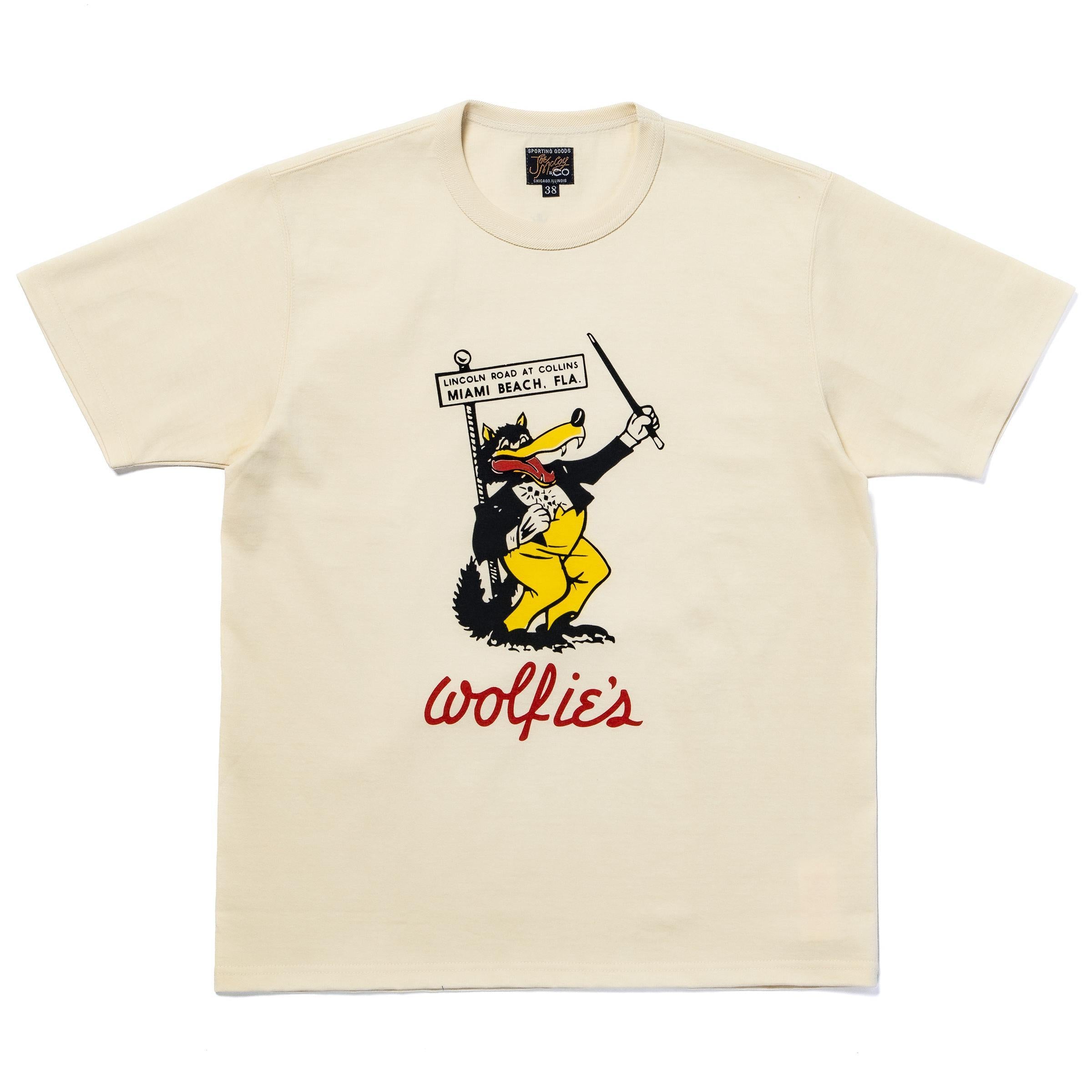 MC26022 JOE MCCOY TEE / WOLFIE'S - ECRU