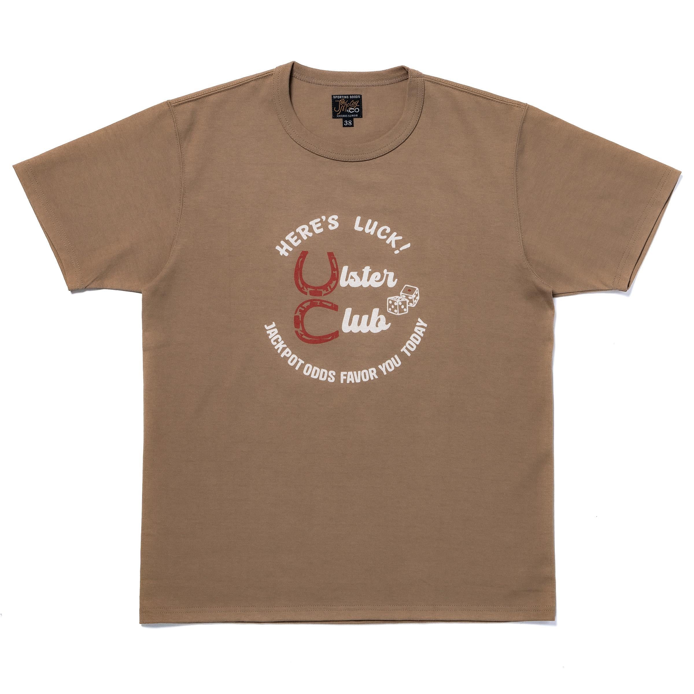 MC26024 JOE MCCOY TEE / ULSTER CLUB - CHESTNUT