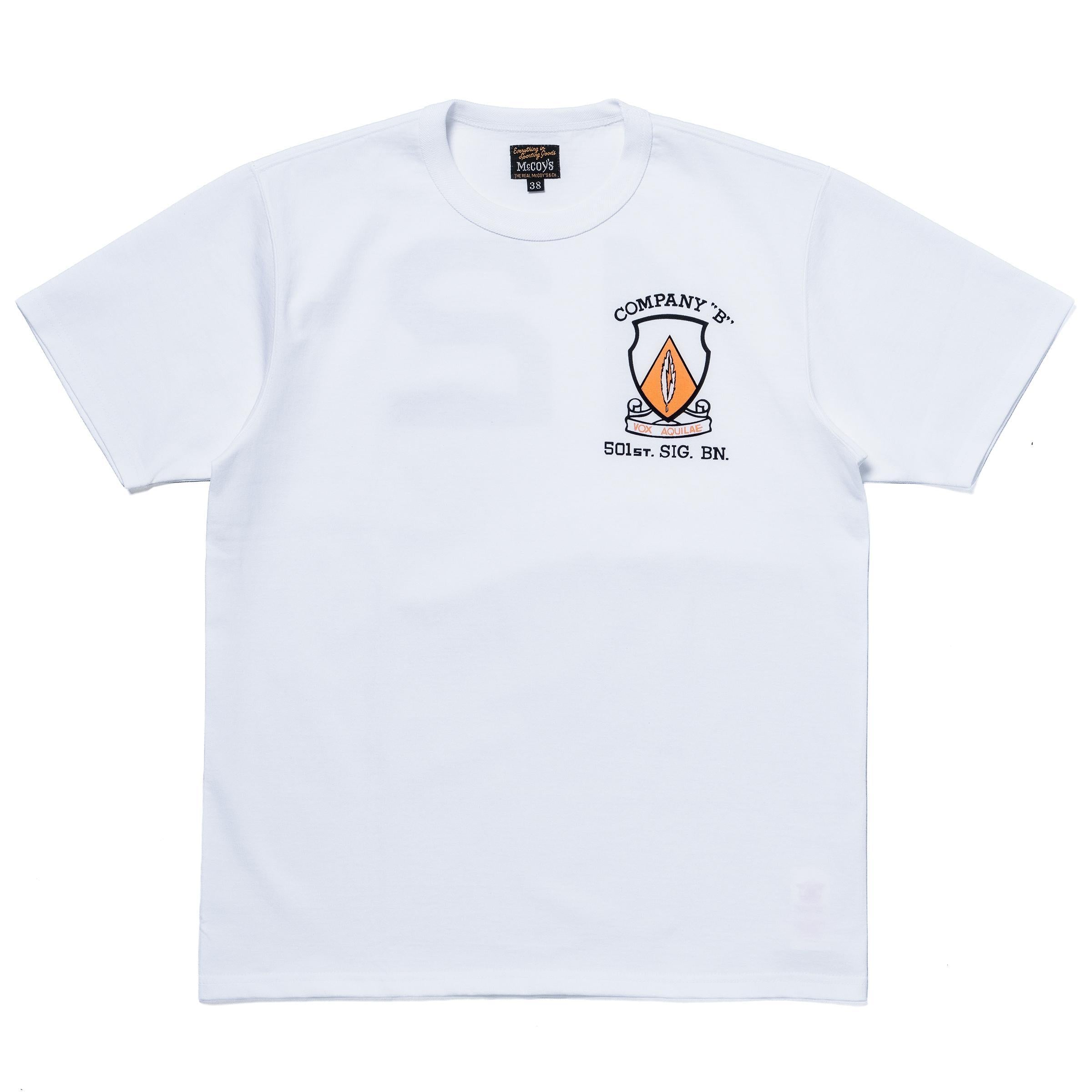 MC26033 MILITARY TEE / 501 st. SIG. BN. - WHITE