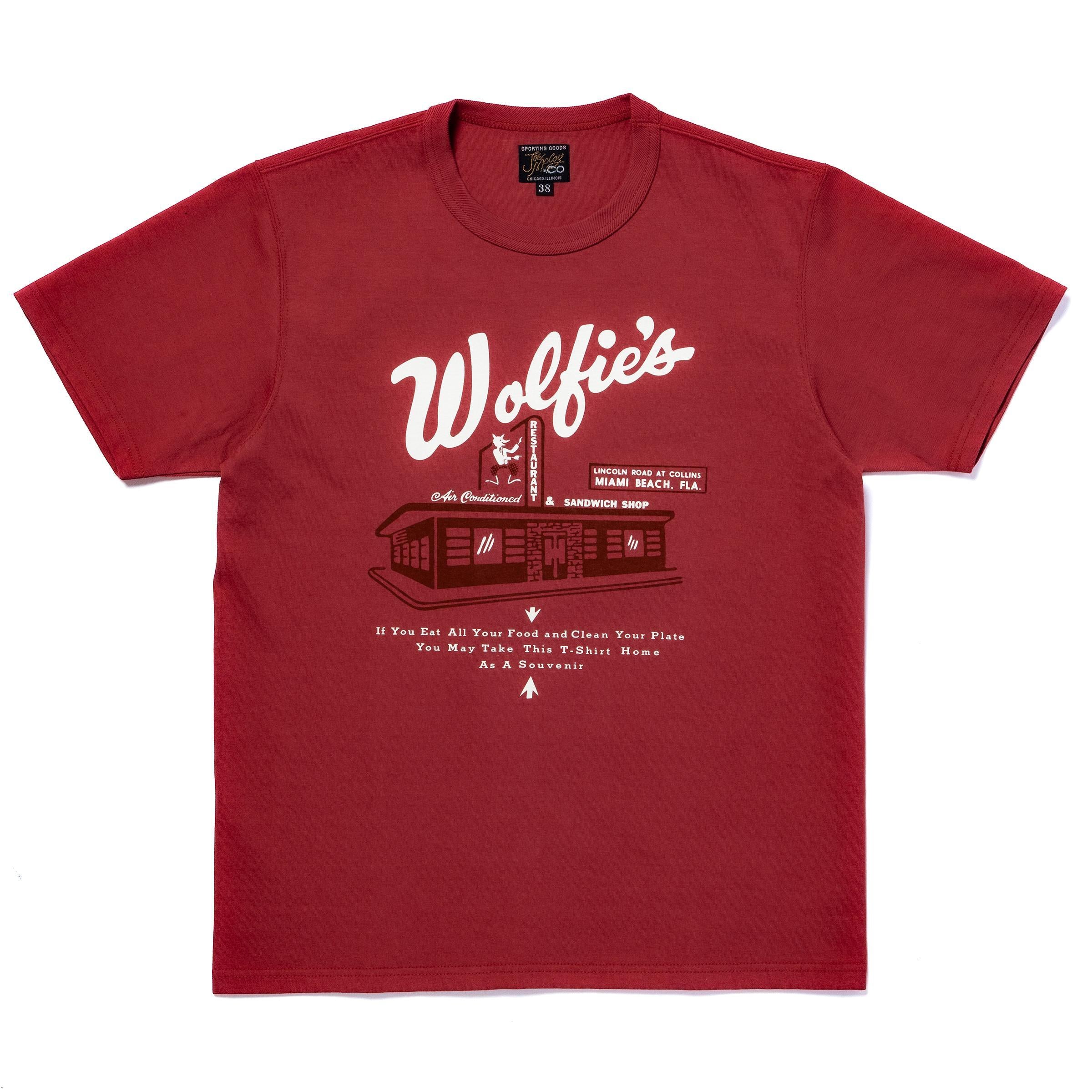 MC26039 JOE MCCOY TEE / WHERE ELSE BUT… WOLFIE'S - CHERRY