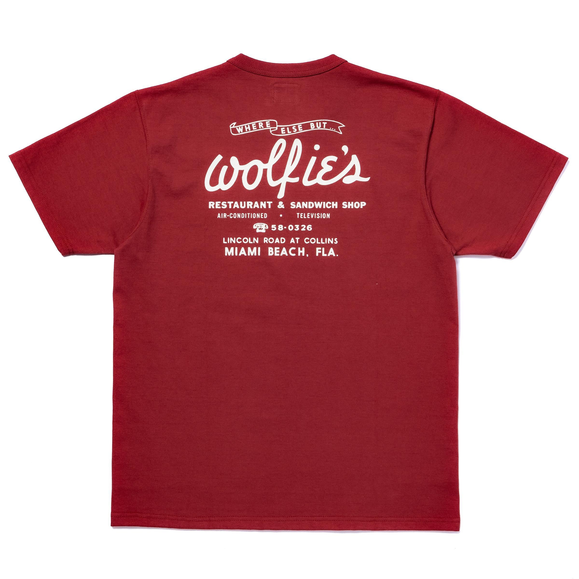 MC26039 JOE MCCOY TEE / WHERE ELSE BUT… WOLFIE'S - CHERRY