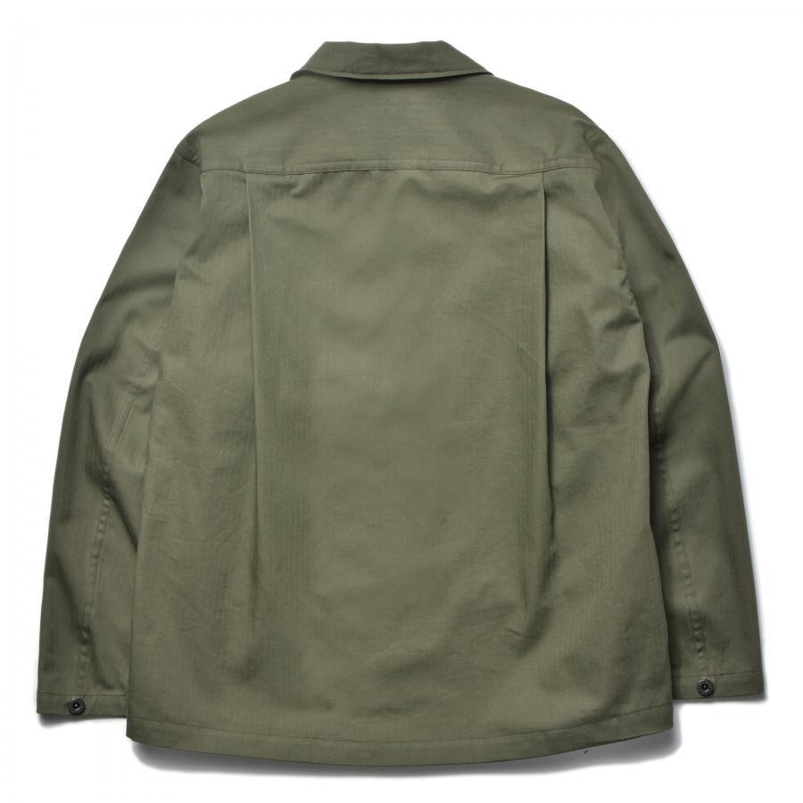 MJ22013 U.S.N. JACKETS HERRINGBONE TWILL - OLIVE