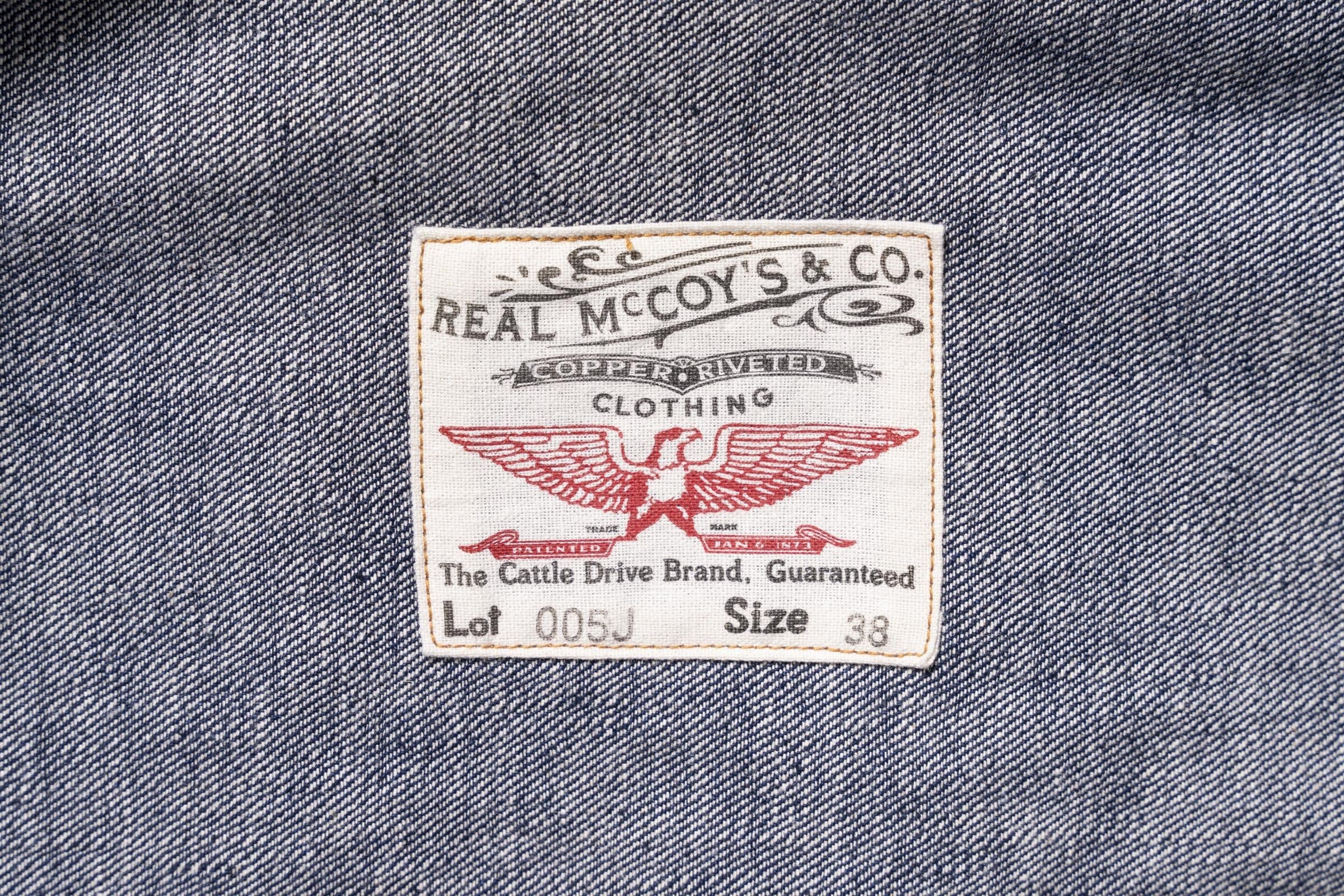 MJ24111 THE REAL McCOY'S LOT.005J - INDIGO