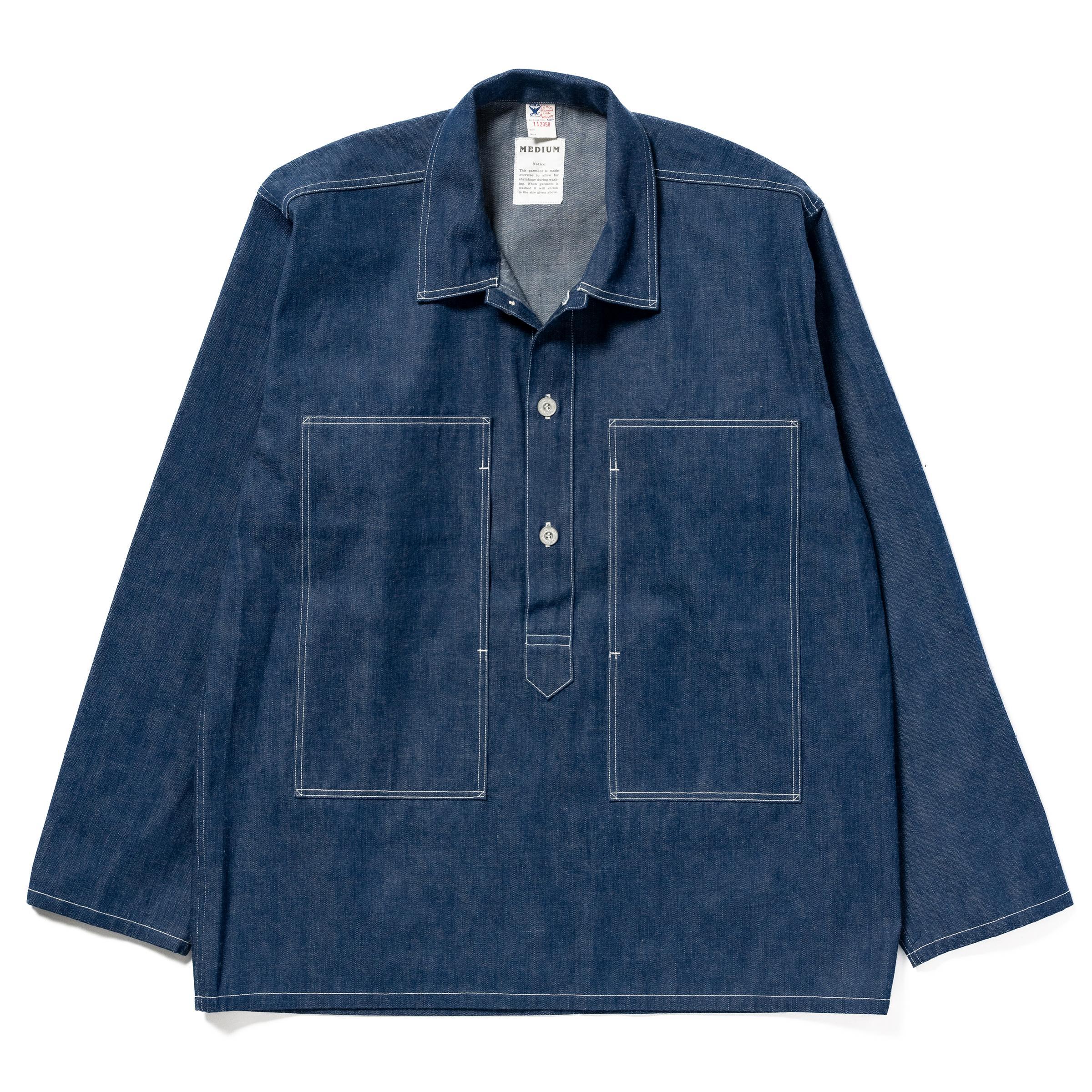 MJ25005 JUMPER WORKING DENIM BLUE - INDIGO
