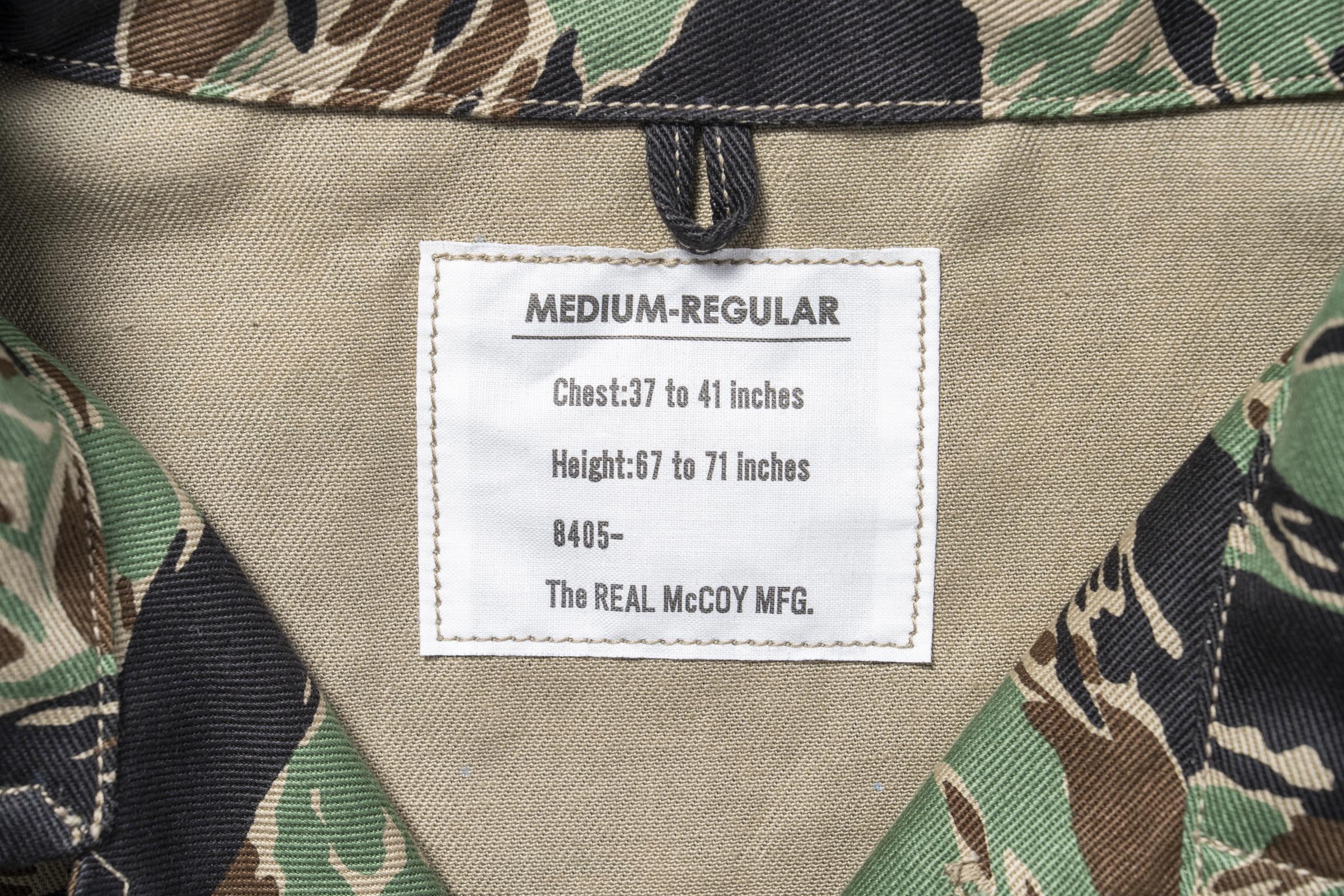 MJ26002 TIGER CAMOUFLAGE SHIRT / JOHN WAYNE - GREEN