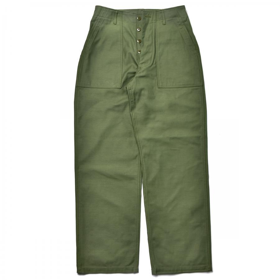 MP23003 TROUSERS MEN'S COTTON SATEEN OG-107 - OLIVE