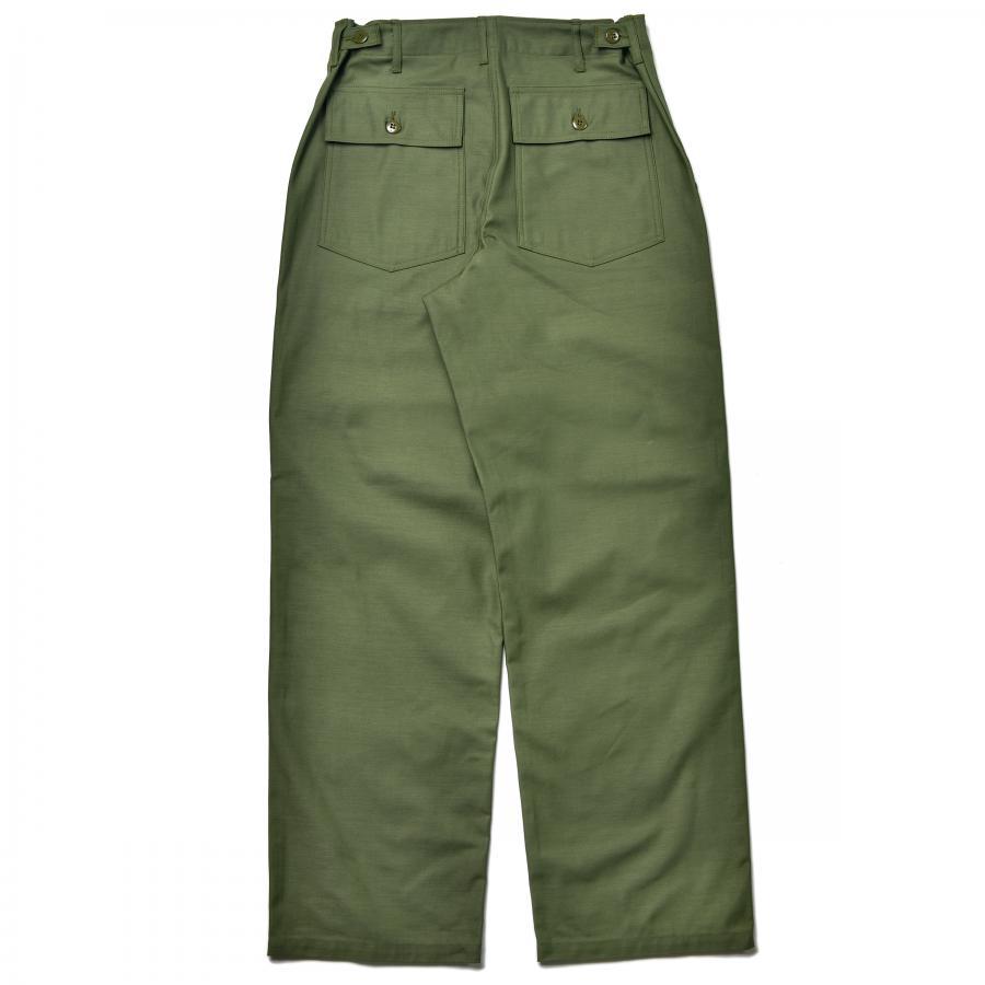 MP23003 TROUSERS MEN'S COTTON SATEEN OG-107 - OLIVE