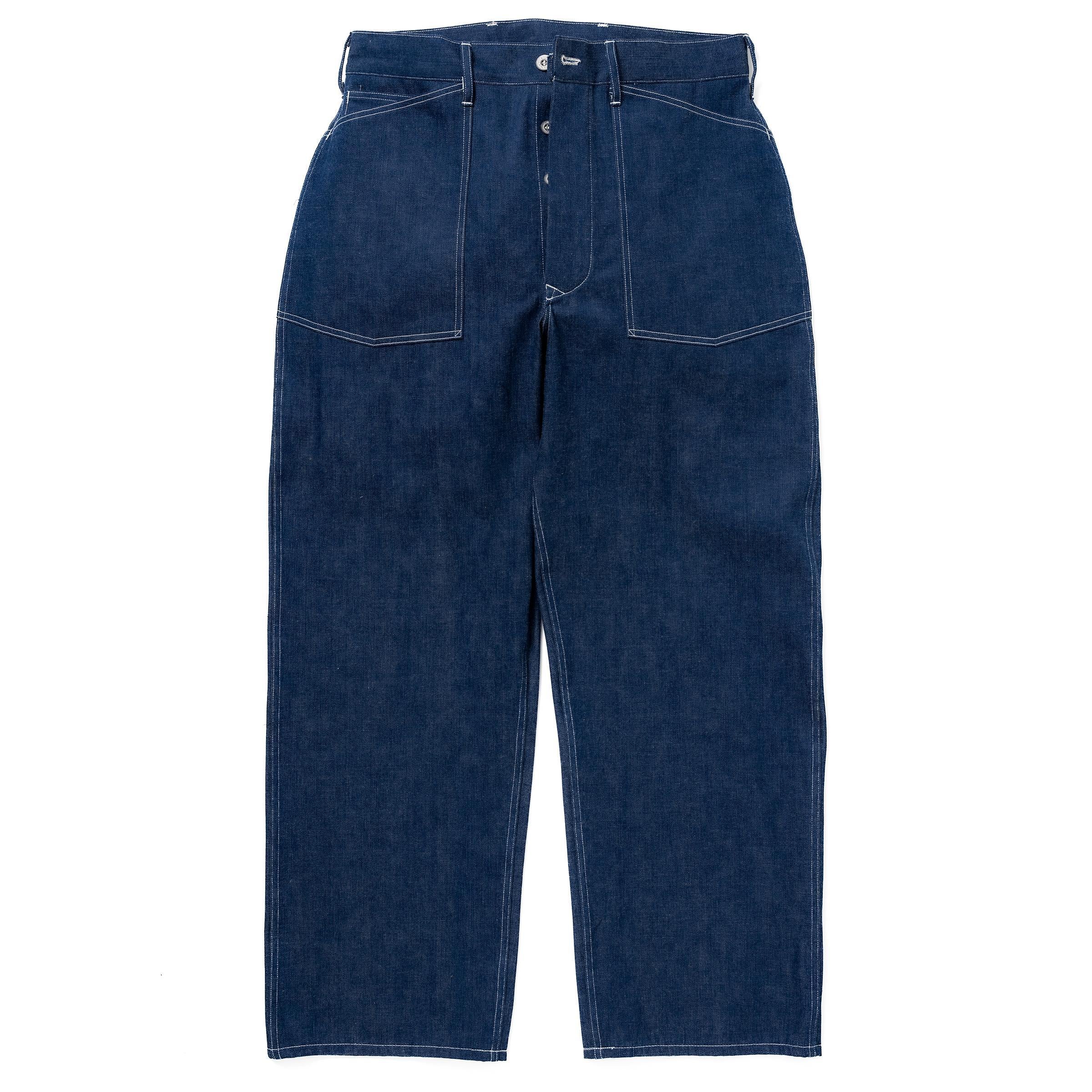MP25002 TROUSERS WORKING DENIM BLUE - INDIGO