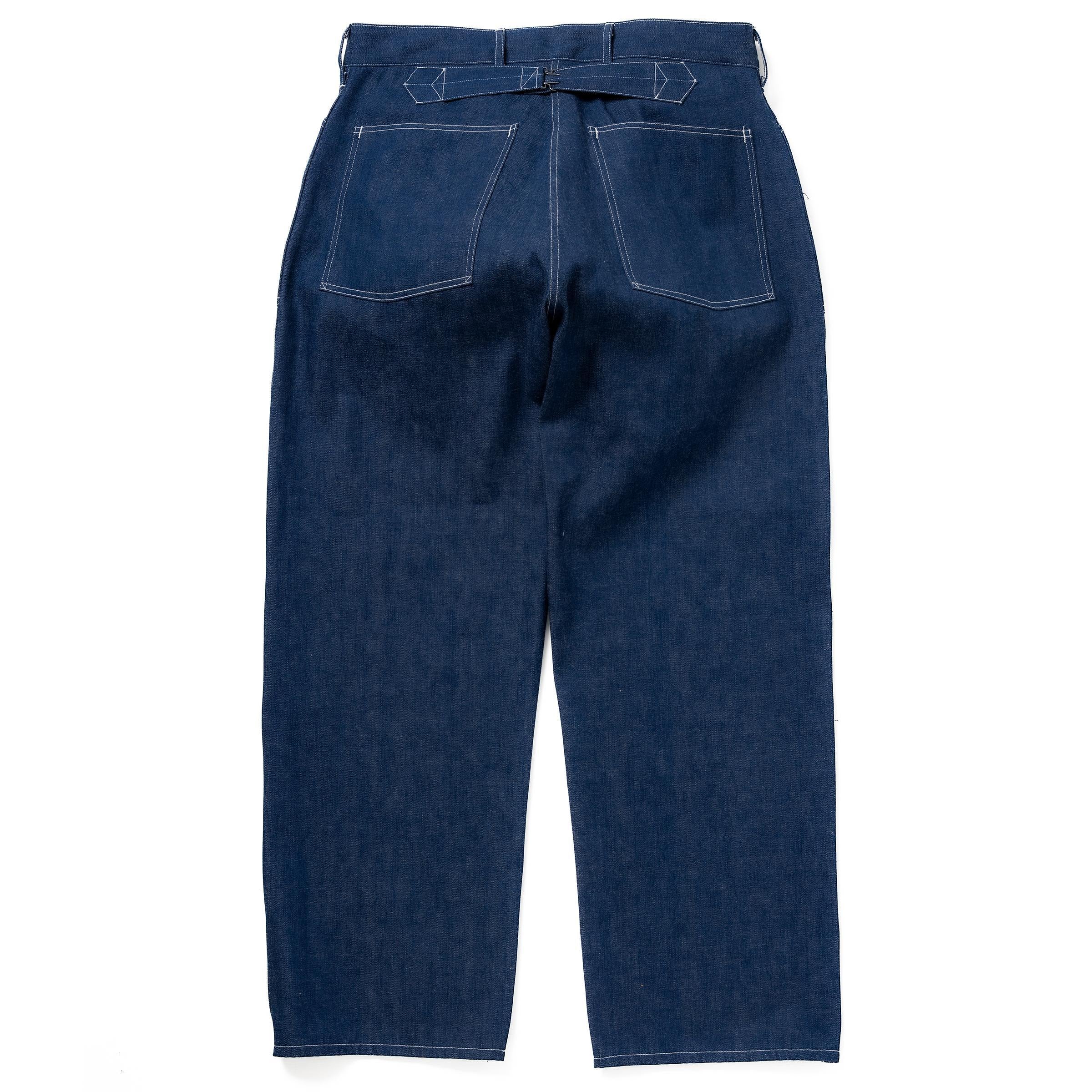 MP25002 TROUSERS WORKING DENIM BLUE - INDIGO