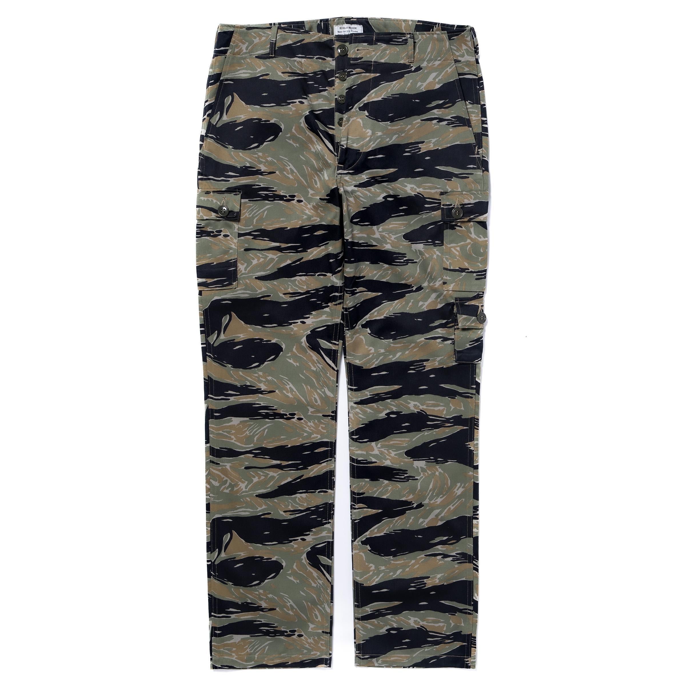 MP25003 TIGER CAMOUFLAGE TROUSERS / TADPOLE - GREEN