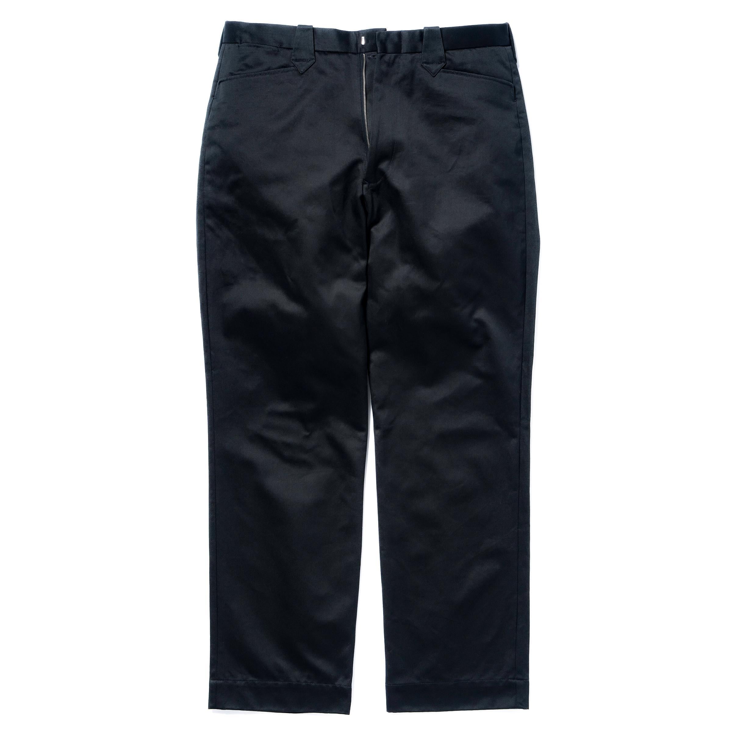 MP25011 COTTON DRILL WESTERN TROUSERS - BLACK