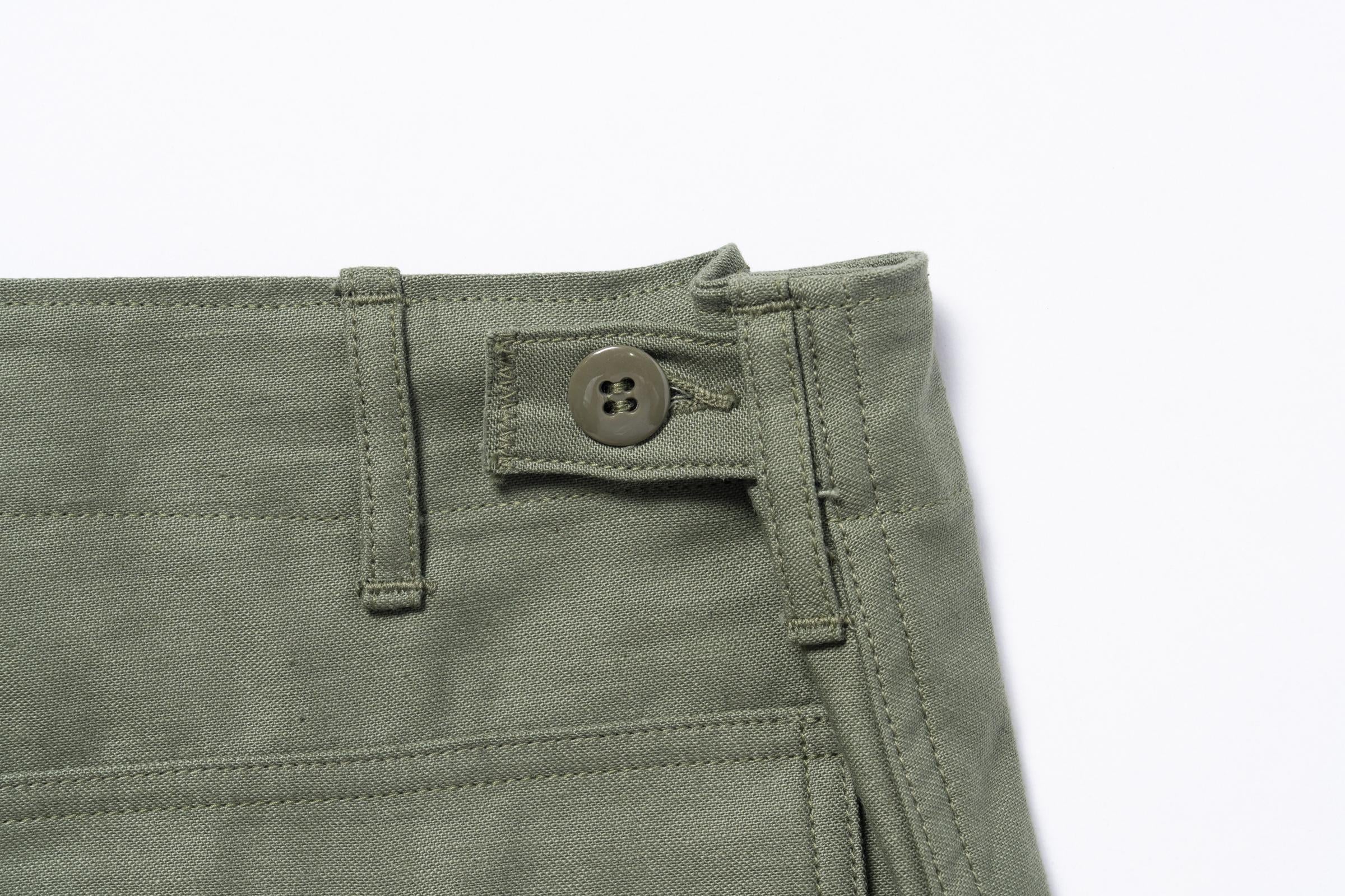 MP26005 TROUSERS, MEN'S, COTTON SATEEN, OG-107 - OLIVE