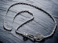O-063+P-234 NECKLACE CHAIN(S) WITH MEDICINE WHEEL - NO COLOR