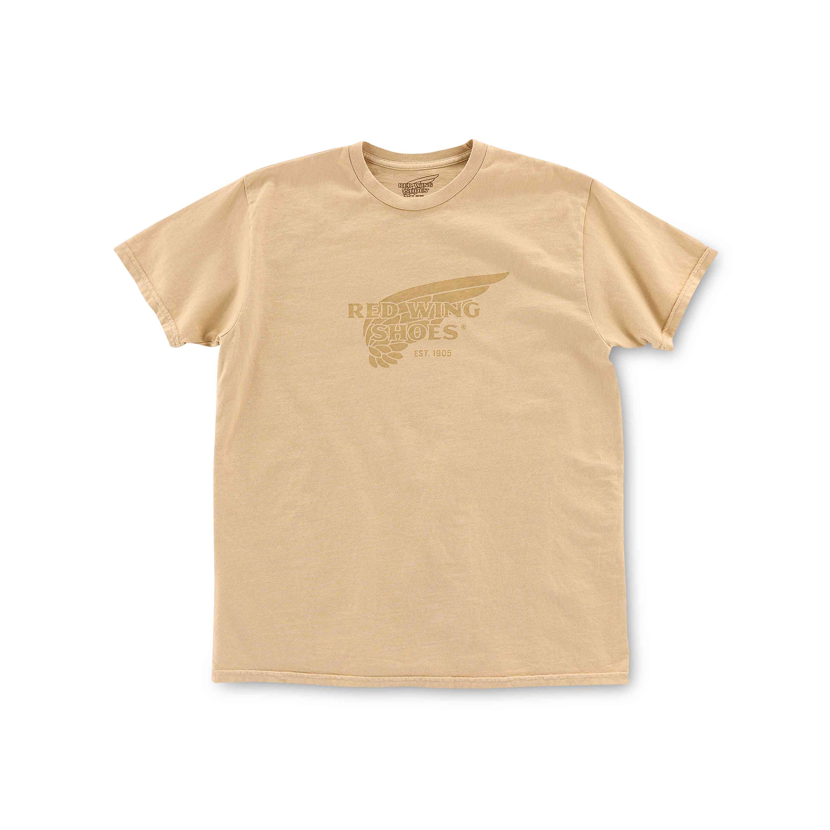 97614 CLASSIC LOGO T-SHIRT - CREAM