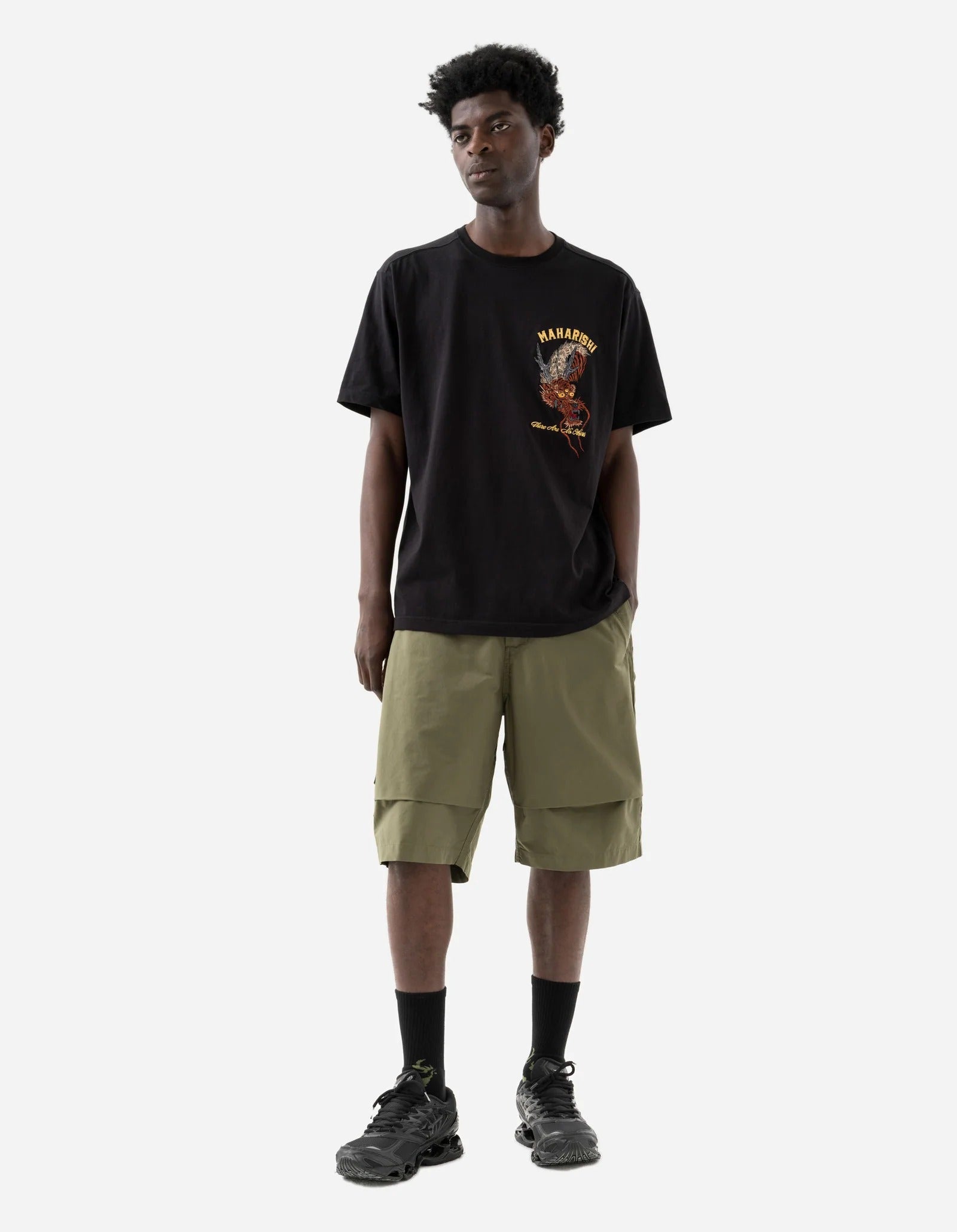 6100 TOUR TIGER DRAGON T-SHIRT - BLACK