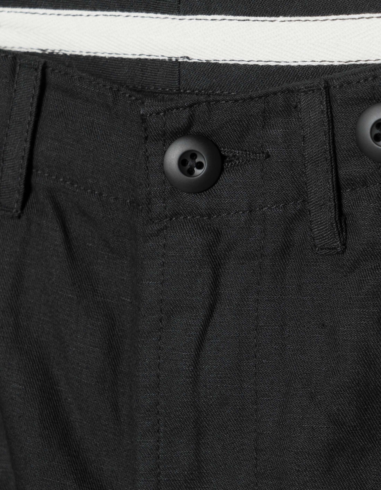 7400 Hemp M65 Cargo Pants - BLACK