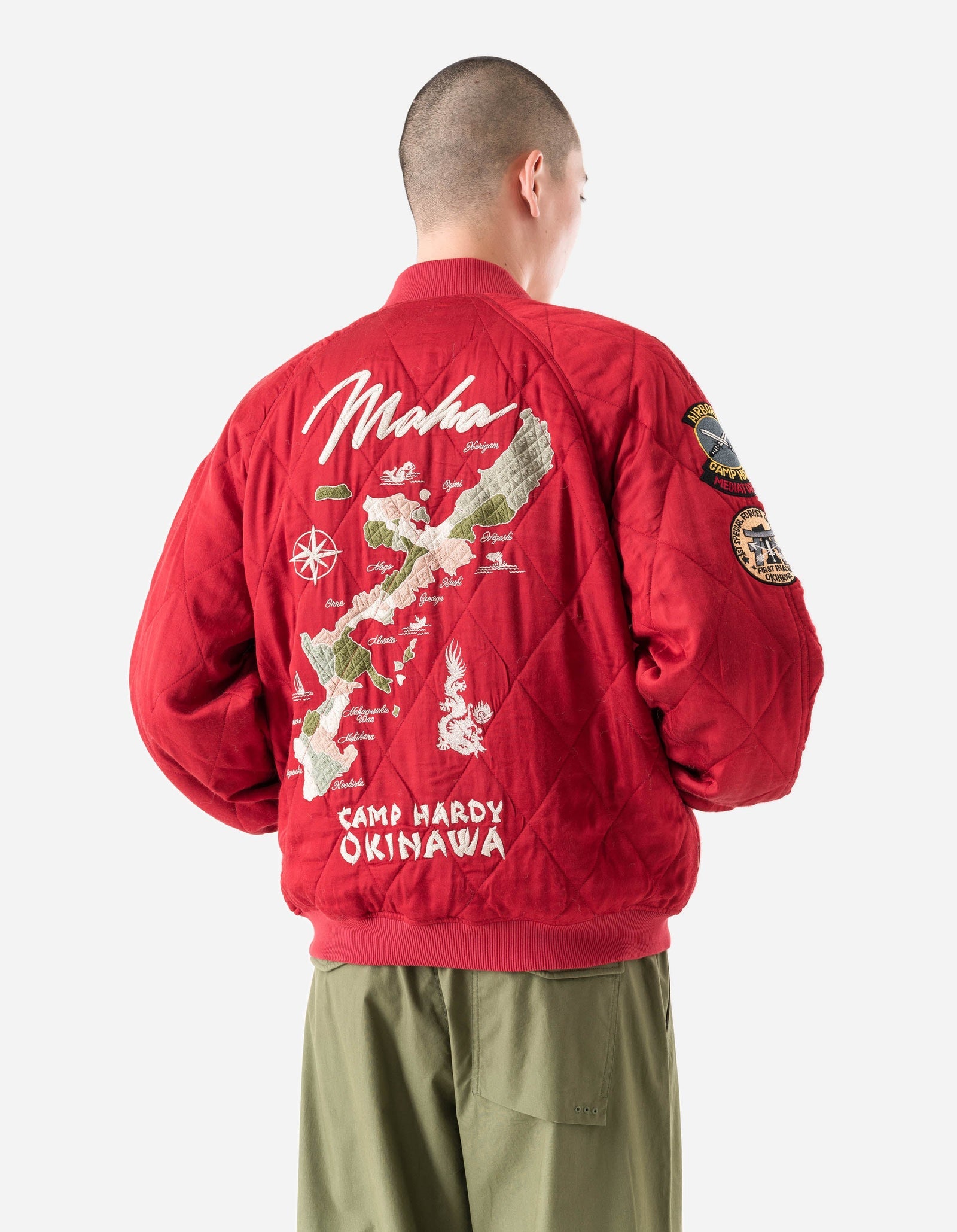 7243 Camp Hardy Tour Sukajan Jacket - RED