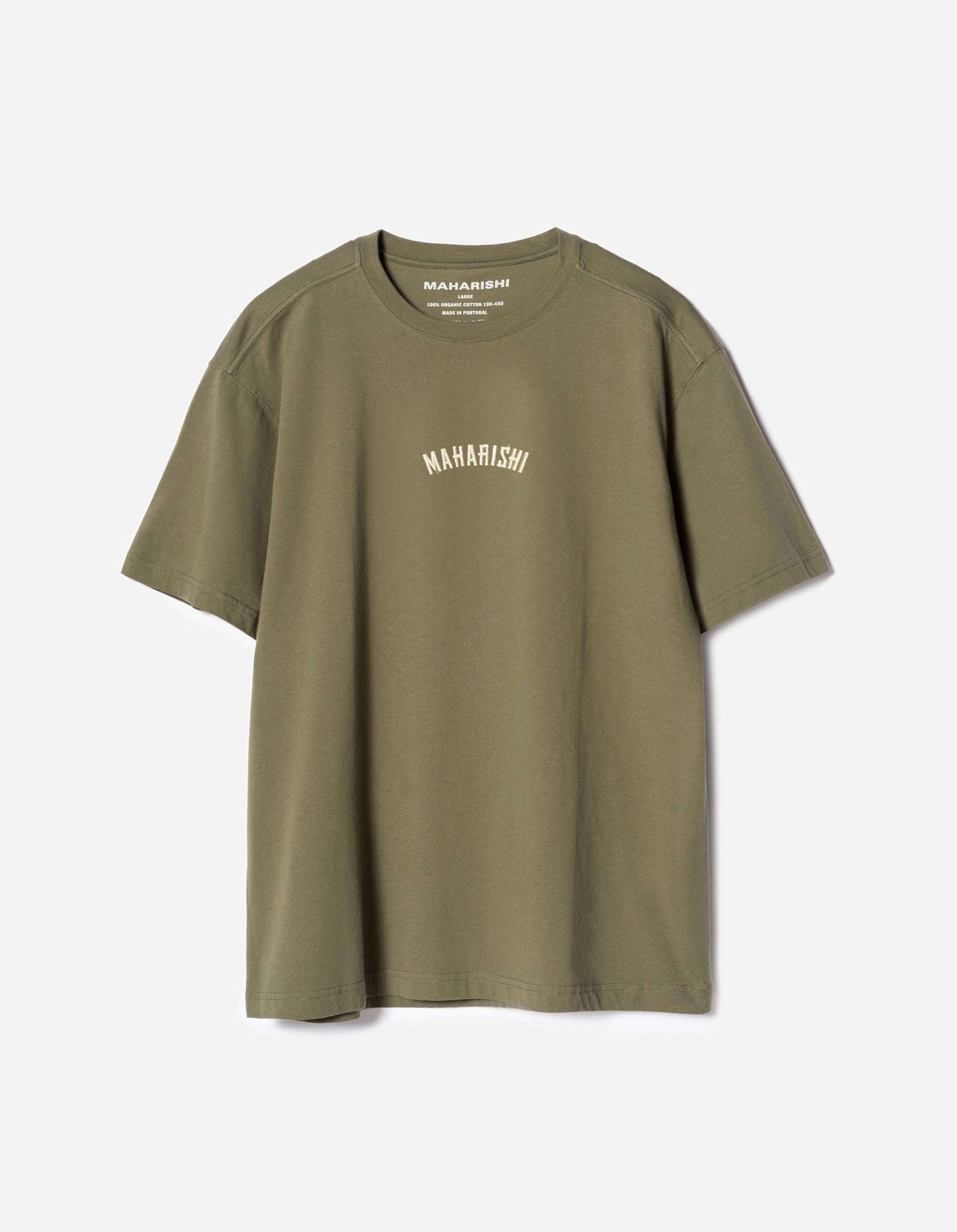 7290 Maharishi Organic S/S T-Shirt - OLIVE OG-107F