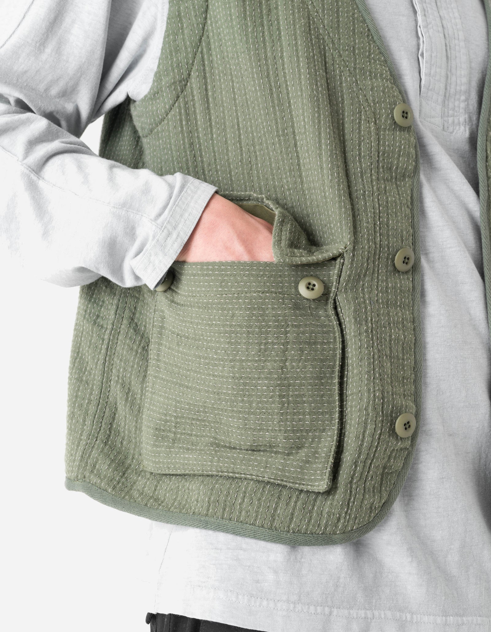 7303 Utility Vest - OLIVE