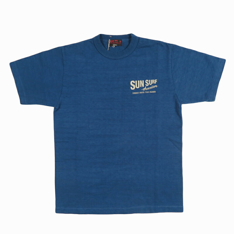 SS79677 SLUB YARN T-SHIRT PIILANI'S LUNCHES - NAVY