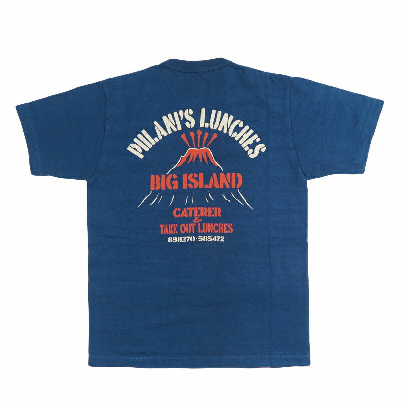 SS79677 SLUB YARN T-SHIRT PIILANI'S LUNCHES - NAVY