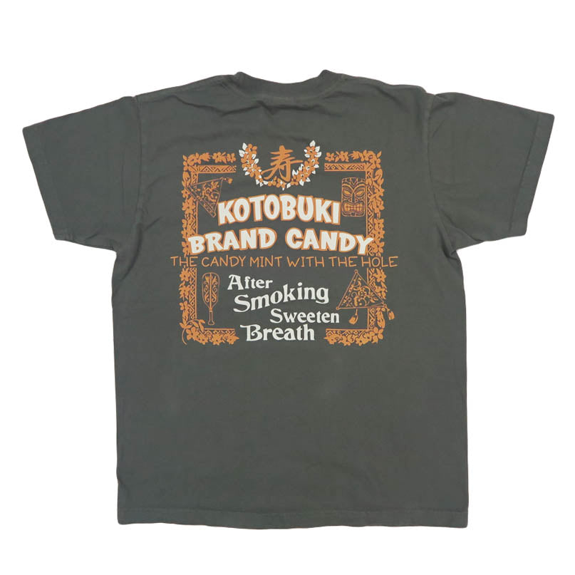 SS79749 SUNSURF PRINT T-SHIRTS “KOTOBUKI” - BLACK