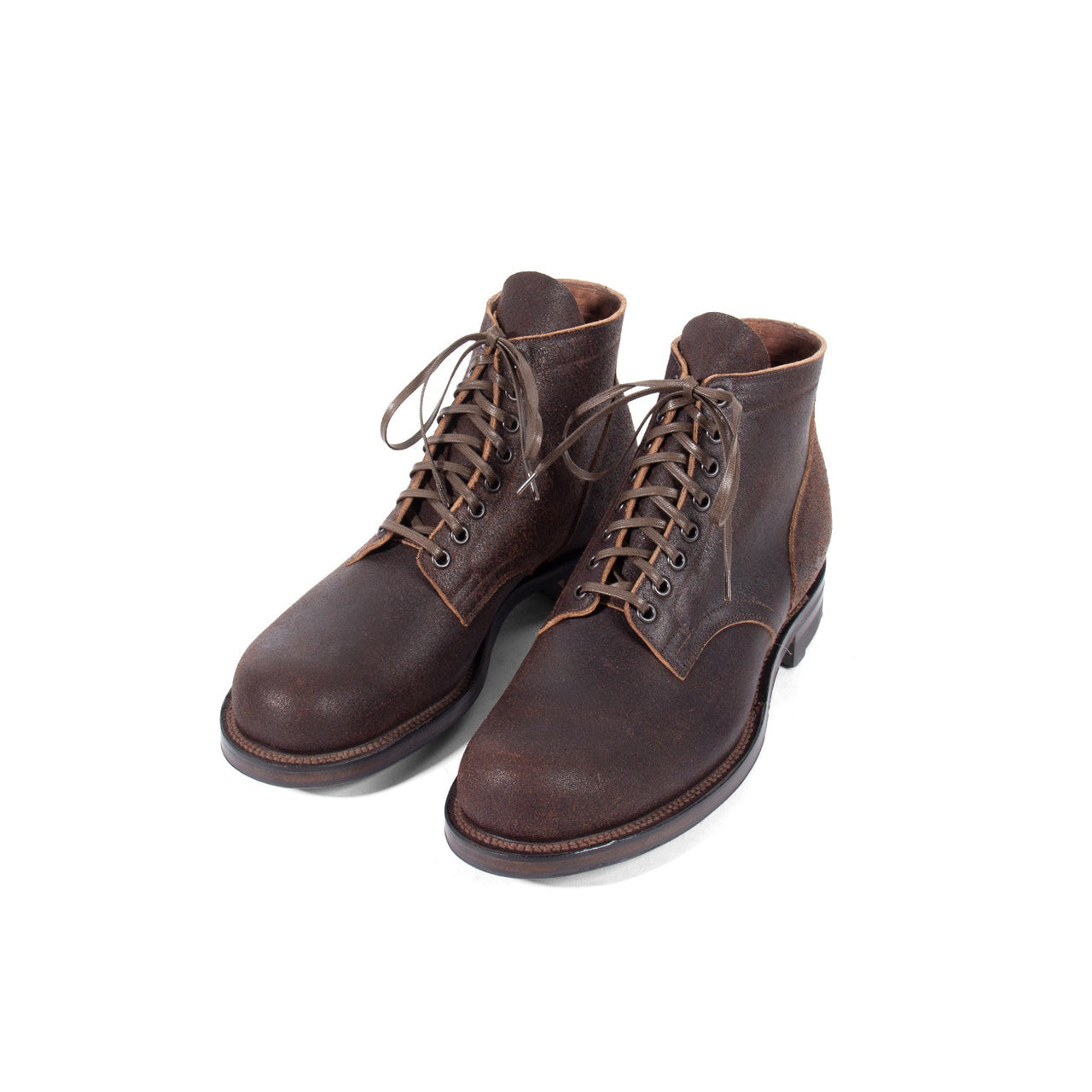 N1 BOOT STITCHDOWN HRWN - Washed Brown Waxed Flesh
